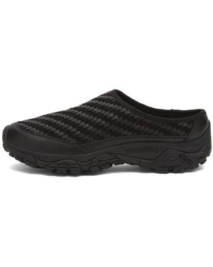 Merrell 1Trl Moab Slide 2 Leather Woven Se - Black