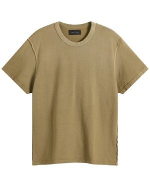 Les Tien Pique Cotton T-Shirt - Green