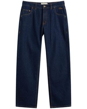Dime Relaxed Denim Trousers - Blue