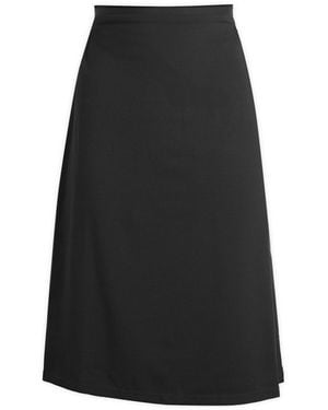 Skims Smooth Lounge Midi Skirt - Black