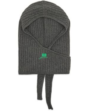 Ganni Wool Mix Balaclava in Purple | Lyst Canada