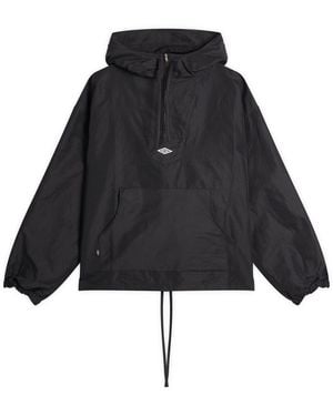 Umbro by Slam Jam Micro Check Mask Anorak - Black