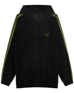 Needles Velour Track Hoodie - Black