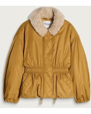 Isabel Marant Étoile Selja Padded Coat Jacket - Metallic