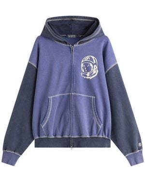 BBCICECREAM Oversized University Zip Hoodie - Blue