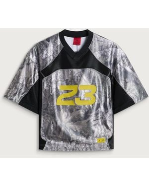 Nike Brooklyn Camo Jersey Top - Black
