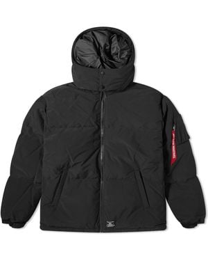 Alpha Industries Puffer Parka Jacket - Black