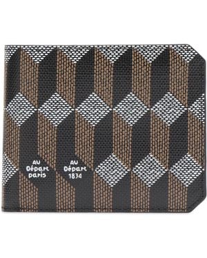 AU DEPART Bifold Wallet - Metallic
