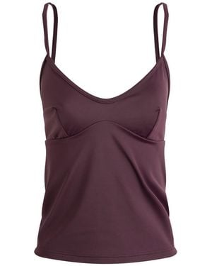 Fruity Booty Melanzane Tankini Top - Purple