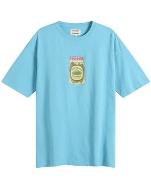 Damson Madder Snack Plate Graphic Tee - Blue