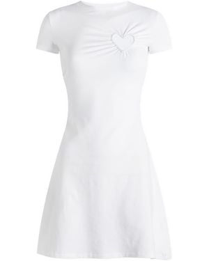 Skims Heart Dress - White