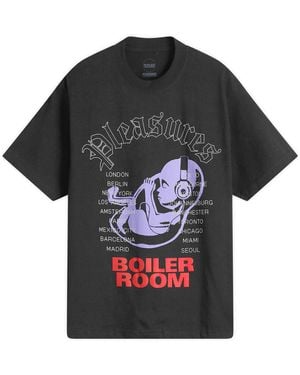 Pleasures X Boiler Room Headphone T-Shirt - Black