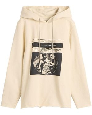 Rick Owens Oversized Hoodie - Natural