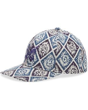 Needles Jacquard Baseball Cap - Blue