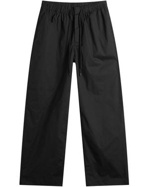 Skims Sateen Oversized Cargo Trousers - Black