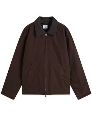 POLAR SKATE Quilt Lined Cliff Jacket - Brown