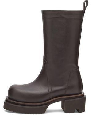Rick Owens Bogun Calf Boots - Brown