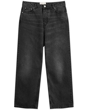 Ami Paris Large Fit Jeans Noir - Grey