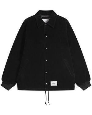 WTAPS Synthetic Suede Chief Jacket - Black