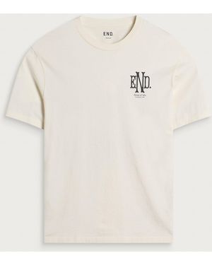 END. Mono T-Shirt - Natural