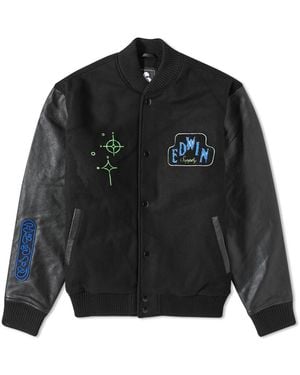 Edwin Angels Varsity Jacket - Black