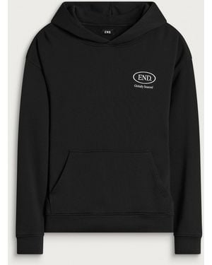 END. Worn Established Hoodie - Black