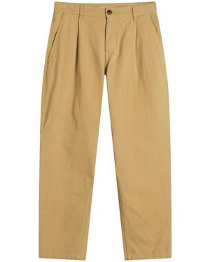 FRIZMWORKS Og Haworth One Tuck Trousers - Natural