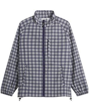 Gramicci Checkered Shell Jacket - Blue