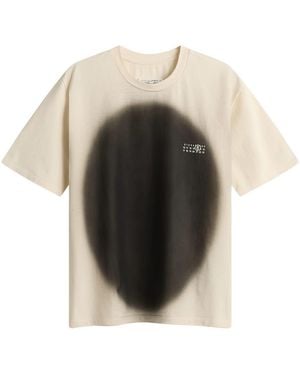 Maison Margiela Mm6 Spray Graphic T-Shirt - Black