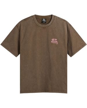KARMA8A Washed T-Shirt - Brown