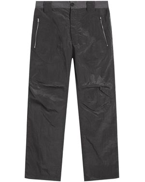 RANRA Wilder Shiny Nylon Cargo Trousers - Grey