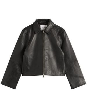 Samsøe & Samsøe Salylo Leather Jacket - Black