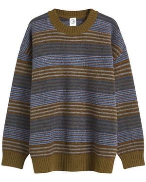 POLAR SKATE George Stripe Jumper - Grey