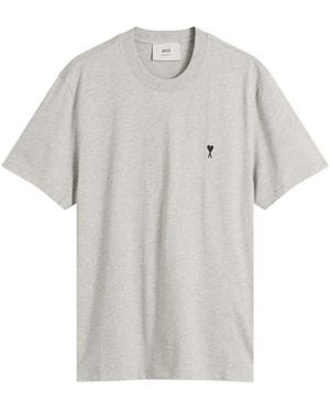 Ami Paris Light Jersey Adc T-Shirt - Grey