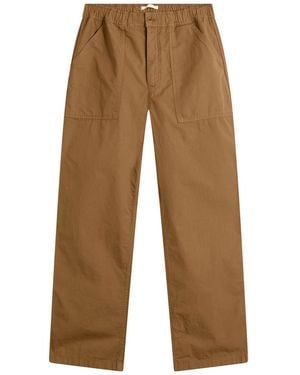 Norse Projects Ragnar Relaxed Cotton Ripstop Pant - Brown