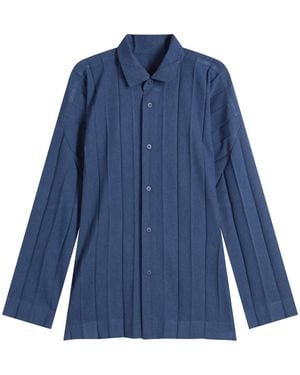Homme Plissé Issey Miyake Pleat Shirt - Blue
