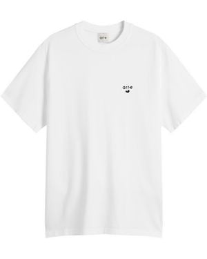 Arte' Heart Logo T-Shirt - White