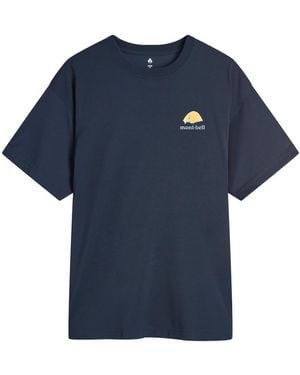 Montbell Before Sunrise Wickron T-Shirt - Blue