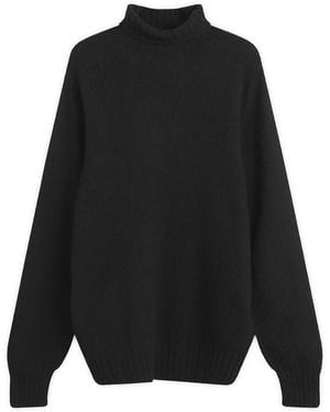 Howlin' Howlin' Sylvester Roll Neck Knit - Black