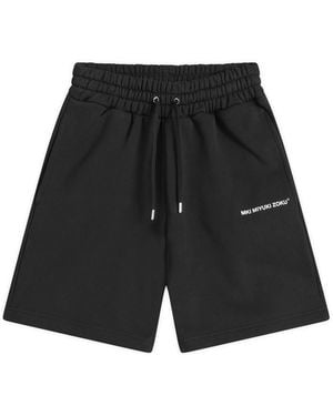 MKI Miyuki-Zoku Uniform Sweat Shorts - Black