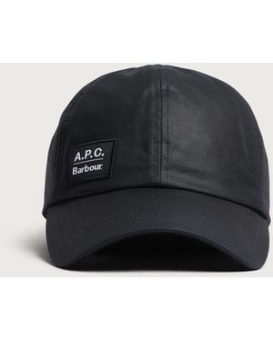 Barbour X A.P.C. Wax Cap - Black