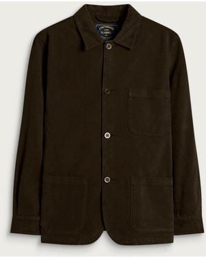 Portuguese Flannel Labura Chore Jacket - Black