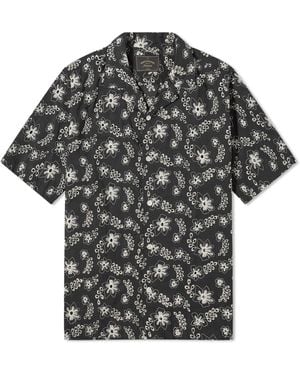 Portuguese Flannel Folclore 4 Vacation Shirt - Black
