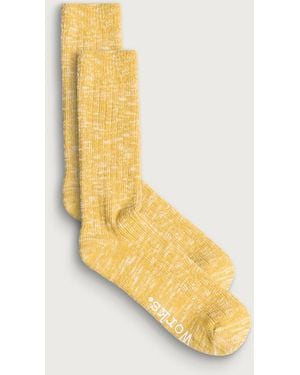 Universal Works Slub Sock - Yellow