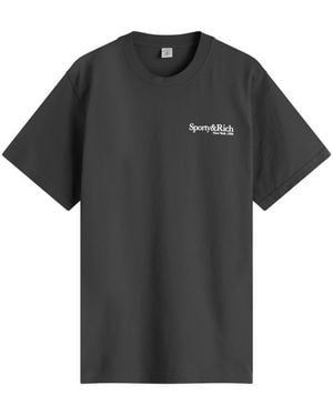 Sporty & Rich Hwcny T-Shirt - Black