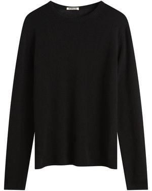AURALEE Summer Cashmere Knit Sweater - Black