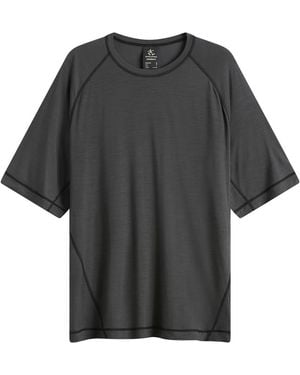 Hiking Patrol X Mammut Tree Wool Fl T-Shirt - Black