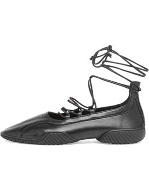 Miista Averie Lace Ballerina - Black
