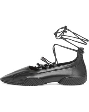 Miista Averie Lace Ballerina - Black