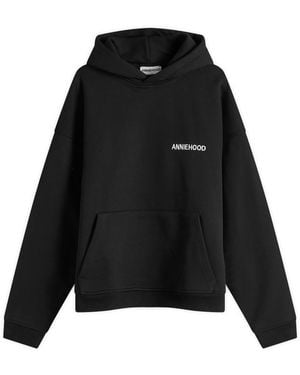 Annie Hood Logo Hoodie - Black